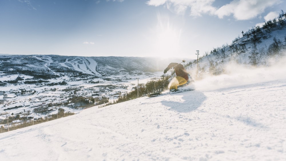 Skiën in Geilo, Noorwegen.